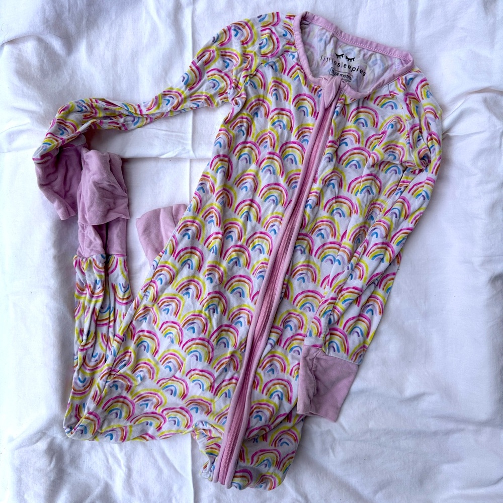Little Sleepies Pastel Rainbow sleeper | 18-24 months